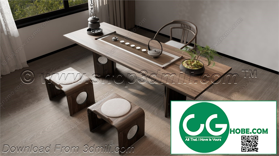 Tea Room 69 3D Model